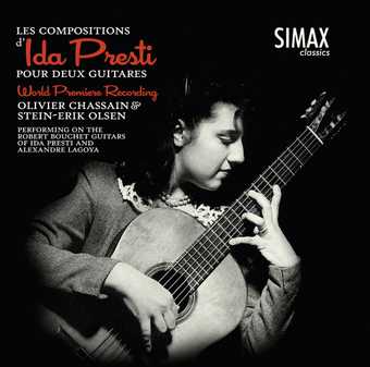 Cover image of Les compositions de Ida Presti pour deux guitares